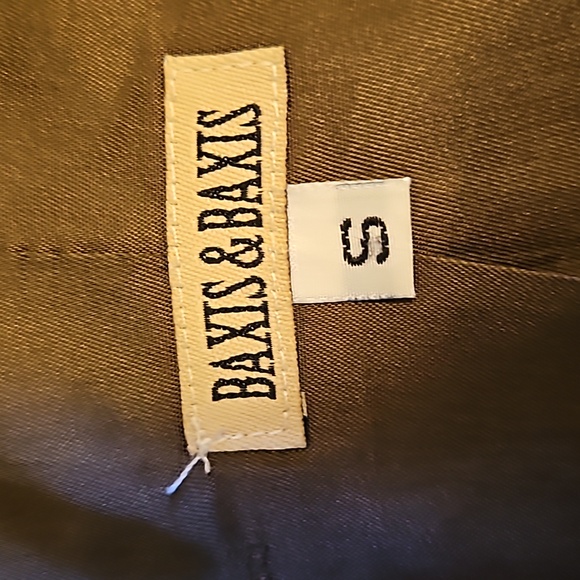 VINTAGE BAXIS & BAXIS BLAZER BEADED PASTEL COLORS BROWN BLUE TAN PINK S SMALL - Picture 9 of 10